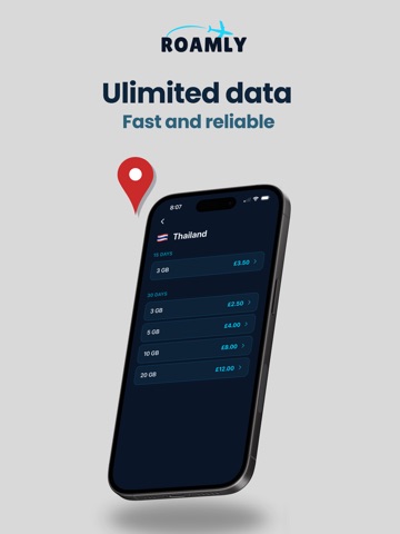 Roamly: eSim Travel Data iPad screenshot