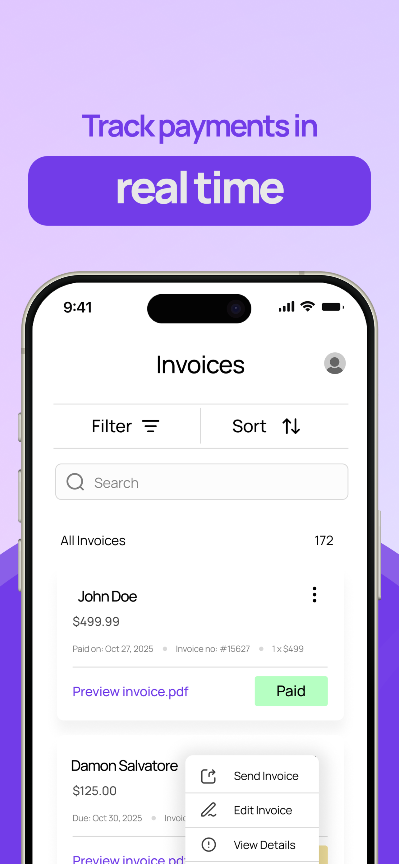 Invoyce — Invoices & Payments