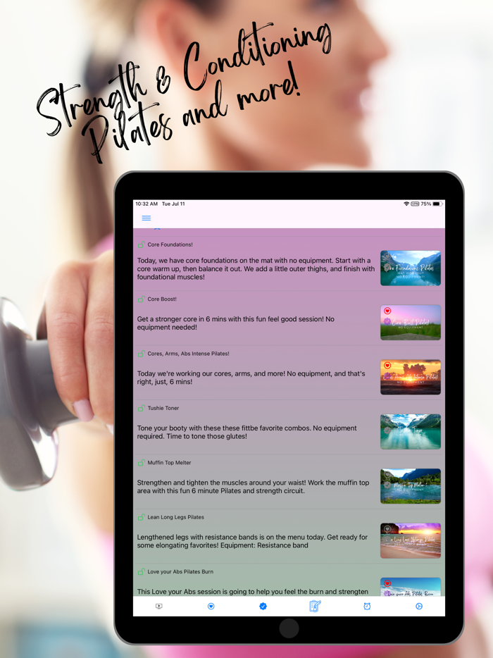 6 Mins a Day Pilates  Barre