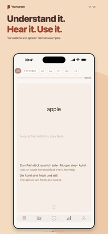 German words - Wortkarten Screenshot 4 of 8