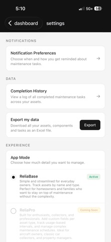 ReliaLife screenshot