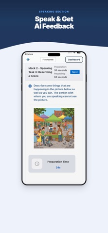 CELPIP Simulator - Mock Exams iPhone screenshot