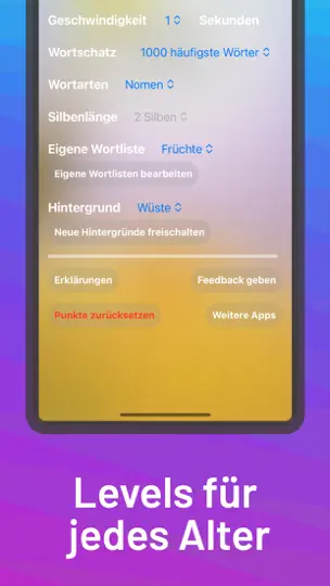 Screenshot von Blitzlesen: Das Original auf dem iPhone 4