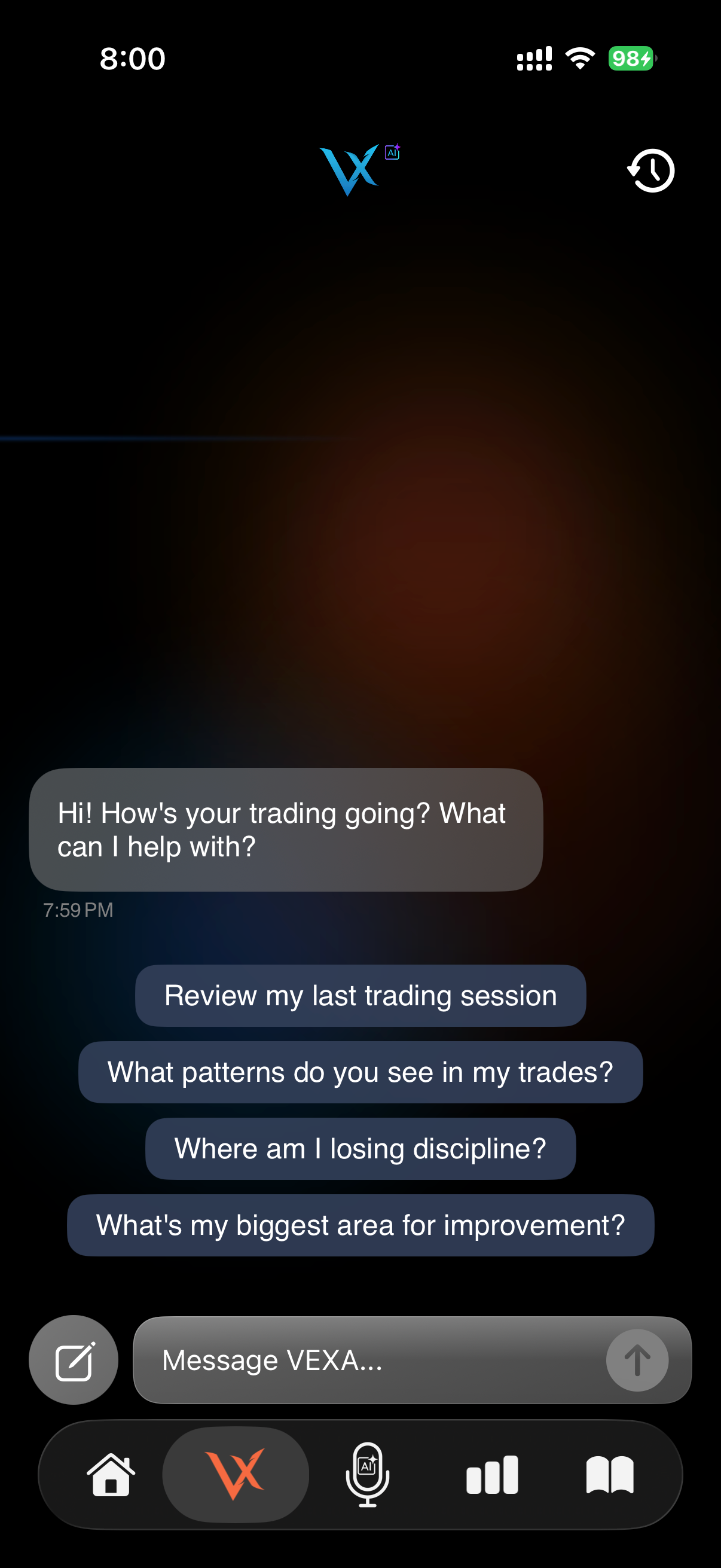 VEXA AI - Trading Coach screenshot 4