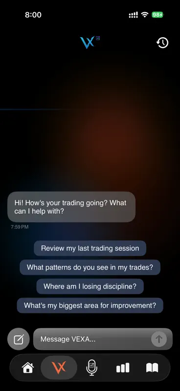 VEXA - Trading Journal & Coach screenshot 4 of 8