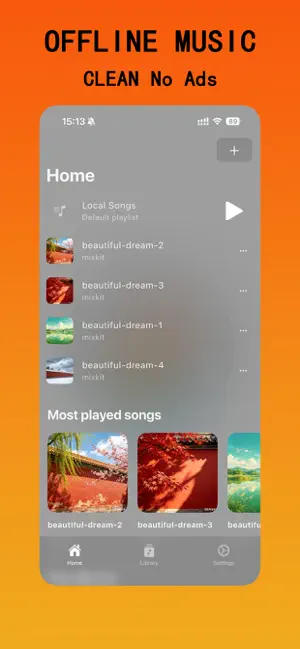 XPlayer - Local Music Player screenshot 1