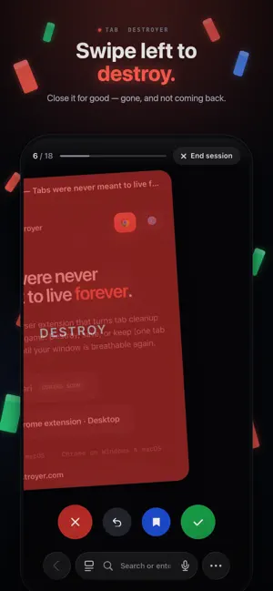 Tab Destroyer: Hoarder Cleaner screenshot 2