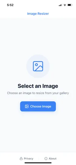 Image Resizer & Share iPhone Ekran Görüntüsü 1