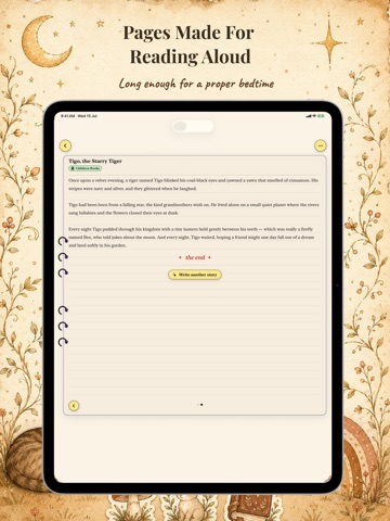 AI Story Generator App: Novelz iPad screenshot
