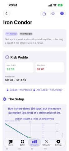 OptionGreeks app screenshot 3