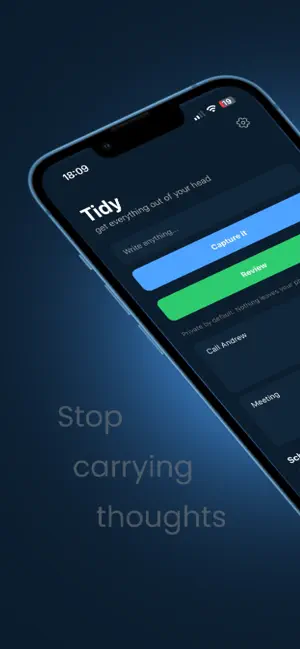 Tidy – Stop Overthinking screenshot 1