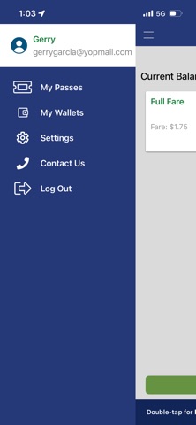Geaux Pass Mobile iPhone screenshot