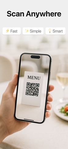 Qr code reader: scan now app screenshot