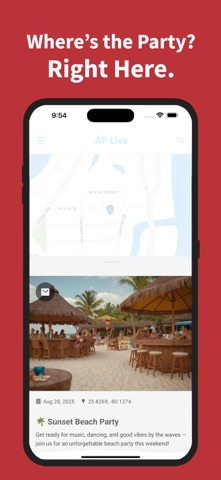 AppParties screenshot