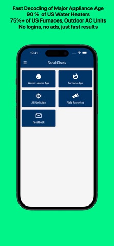 SerialCheck: HVAC Age Decoder screenshot