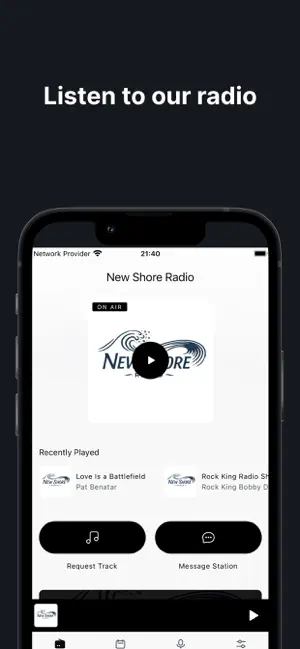 New Shore Radio screenshot 1