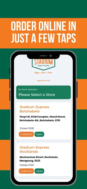 Stadium Fast Foods iPhone screenshot 3