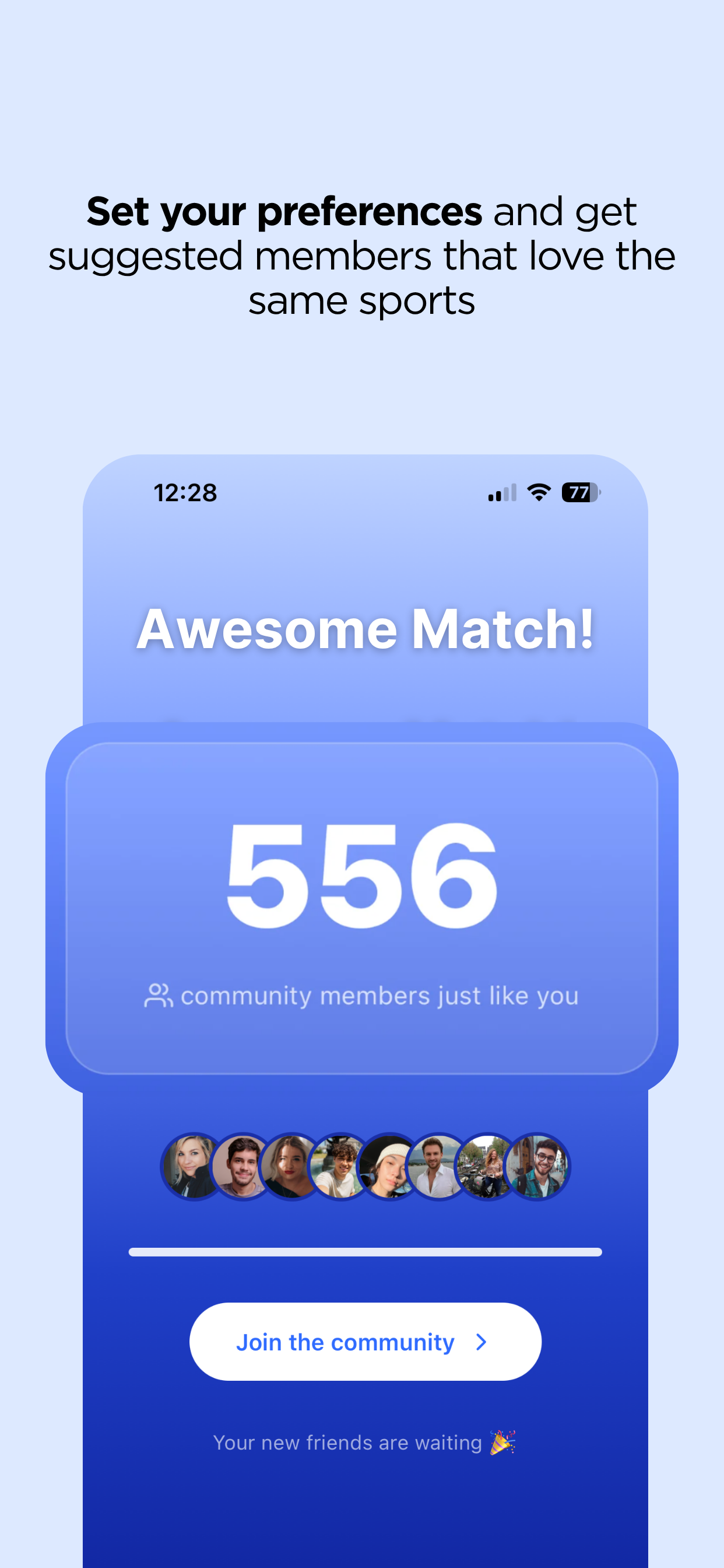 HIGH 5: Sports & Friends app