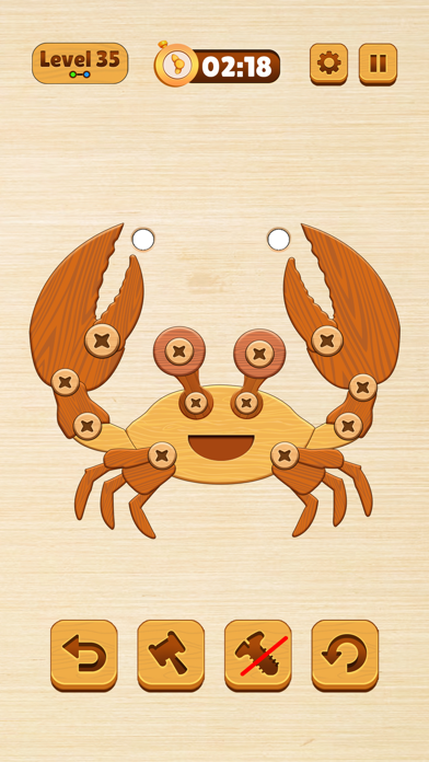 Wood Nuts & Bolt: Screw Puzzle Screenshot