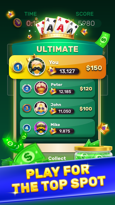 Solitaire Royale - Win Money Screenshot