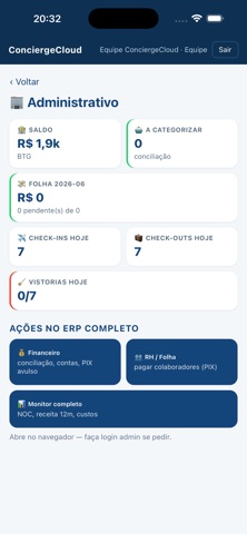 ConciergeCloud screenshot