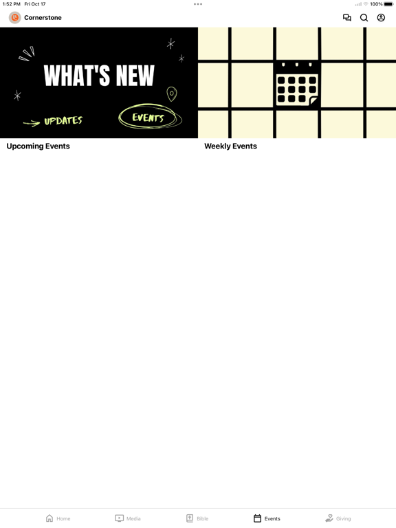 Cornerstone Church Bourbonnais iPad screenshot 3 - Education app