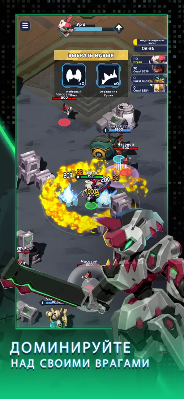 Mybots: Mech Battle Arena iOS Mod IPA screenshot 1 - iOS game interface