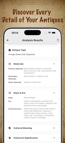 Antique Identifier :Relico iPhone screenshot