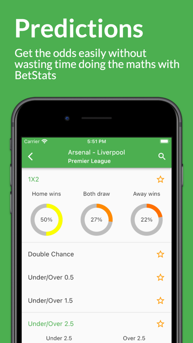 BetStats - Football prediction Screenshot