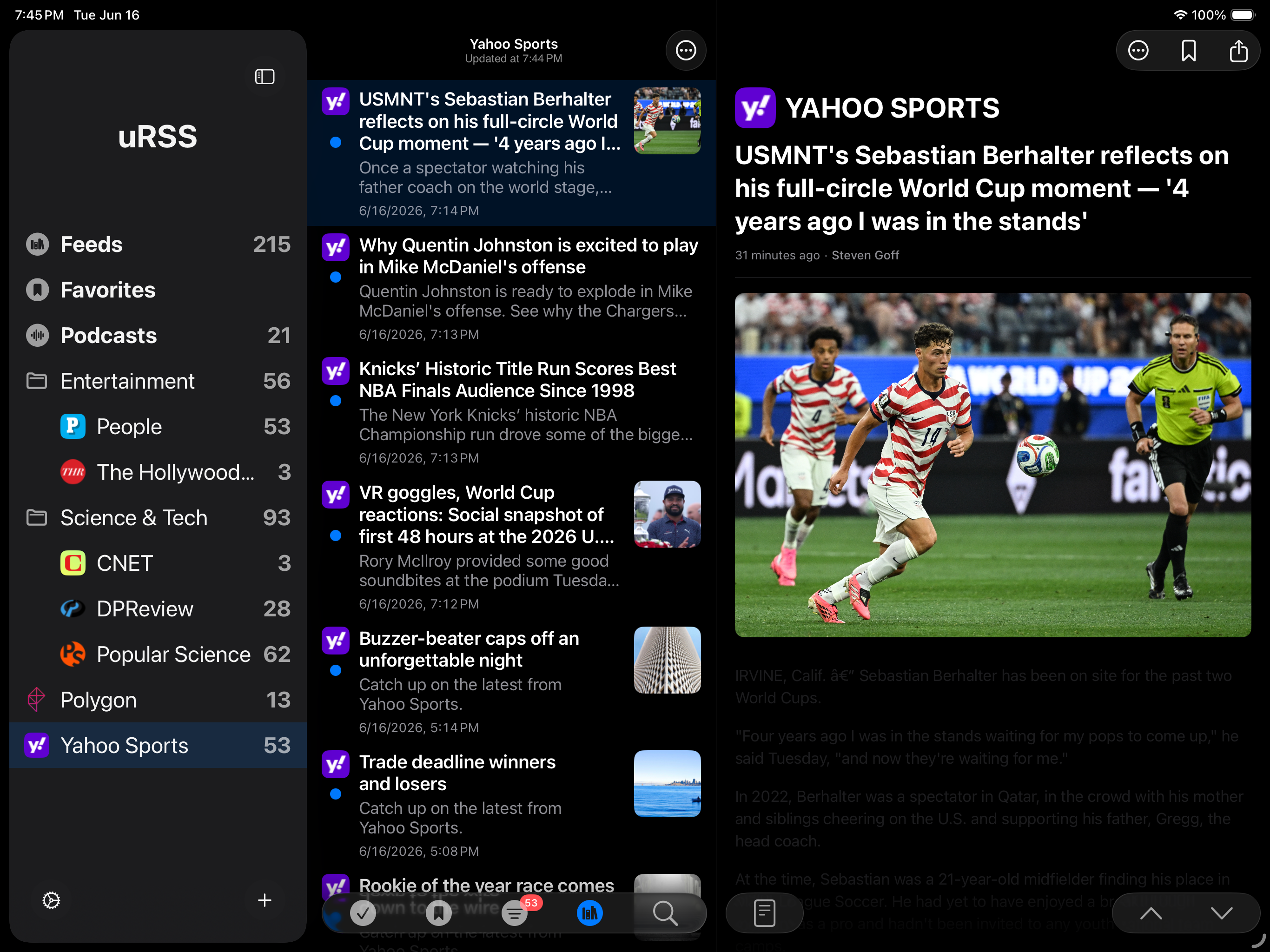 RSS, News & Podcasts - uRSS screenshot 11