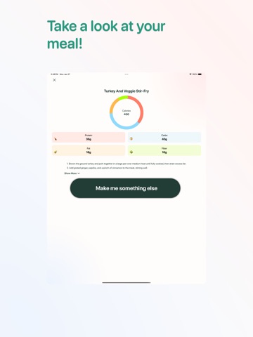 BadHealth - Smart Recipes iPad screenshot