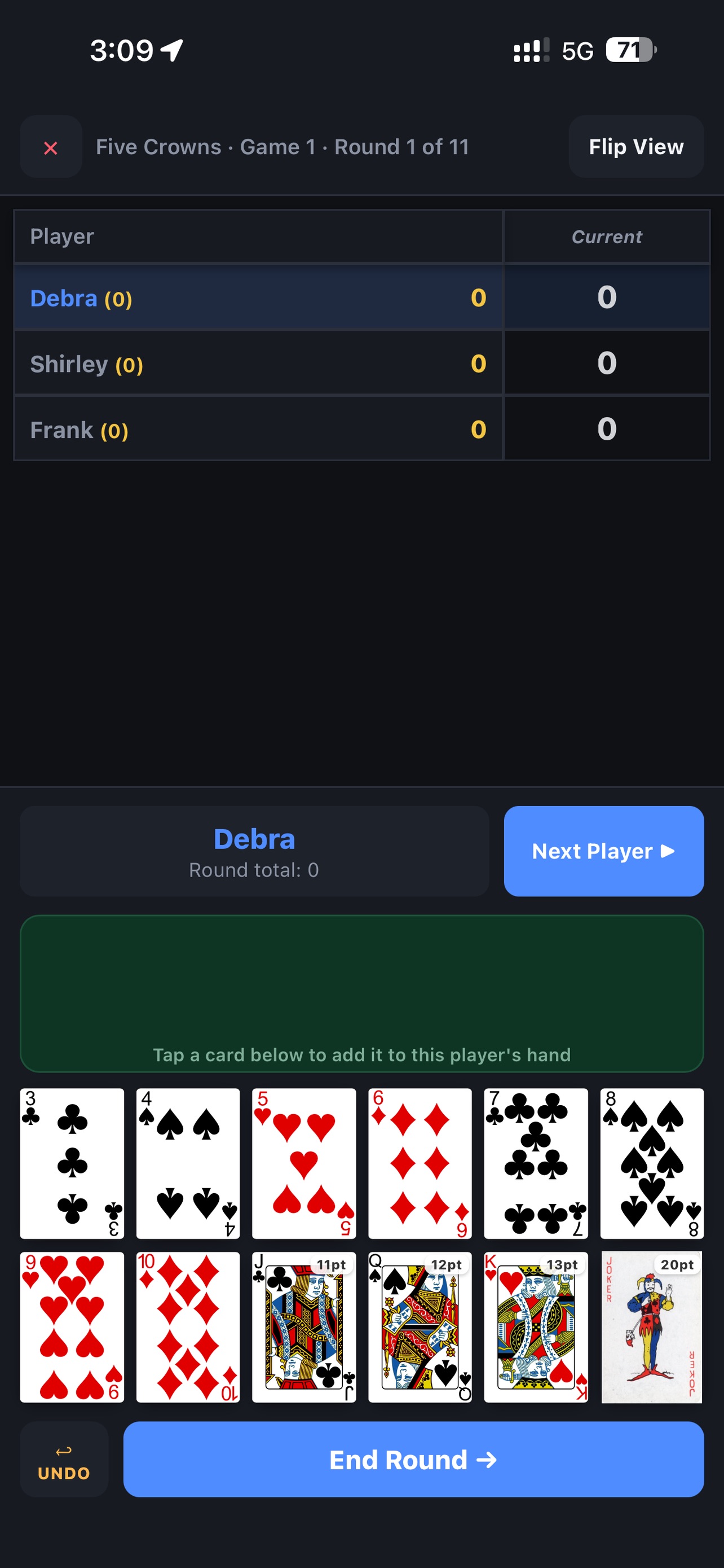 Screenshot 3 of Card Scores