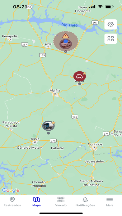 SMTracker Mobile Screenshot