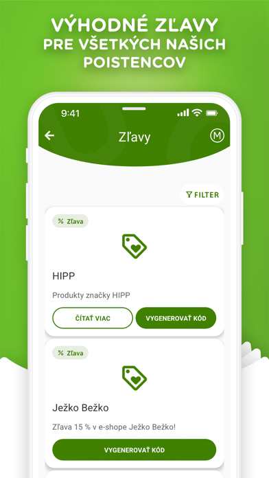 Union zdravotná poisťovňa Screenshot