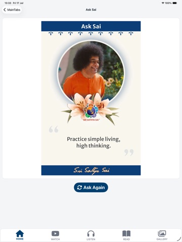 Prasanthi Connect iPad screenshot