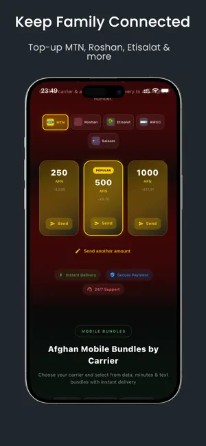 sim.af - Topup, Bundles & eSIM screenshot 3