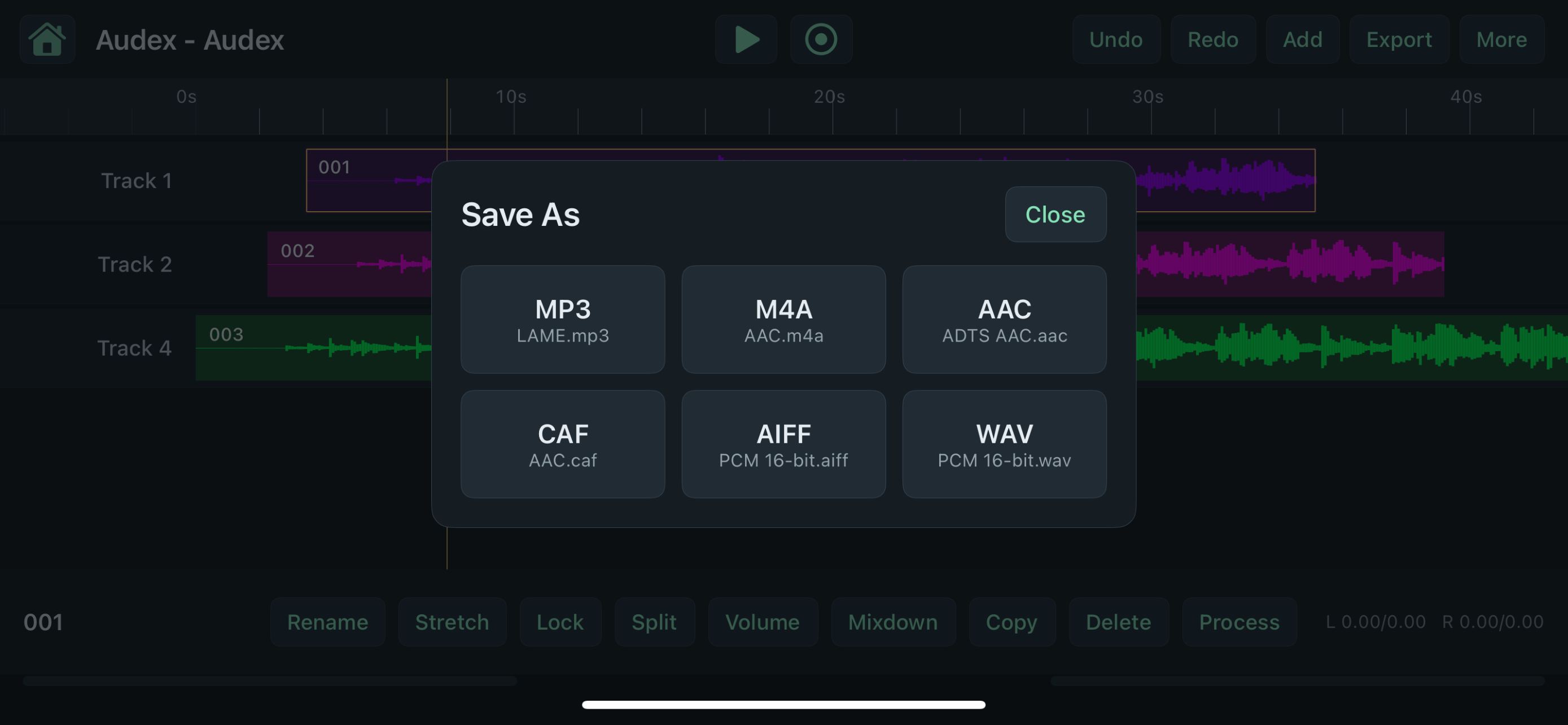 Wisforce Audio Editor