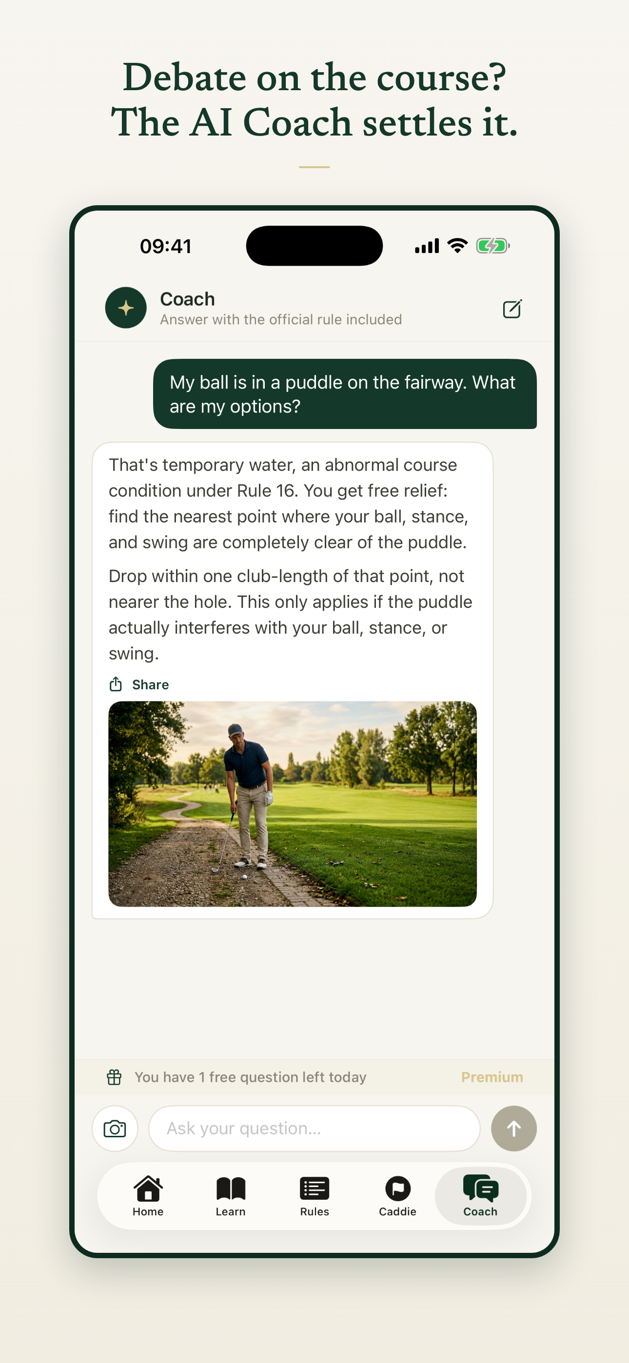 Golf Rules: Learn & AI Coach screenshot 4