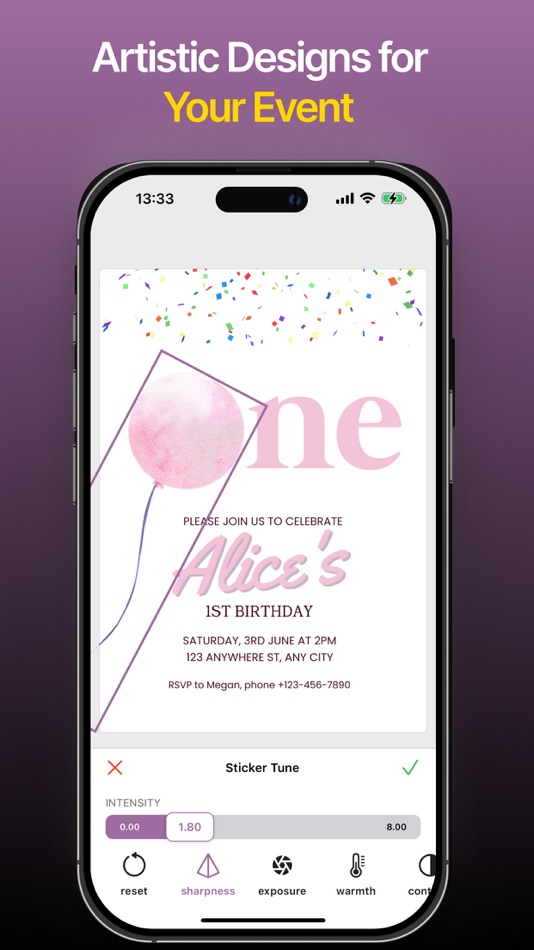 #4. Invitation Maker: Event Cards (iOS) Podle: CONTRACT SQUARE UAB