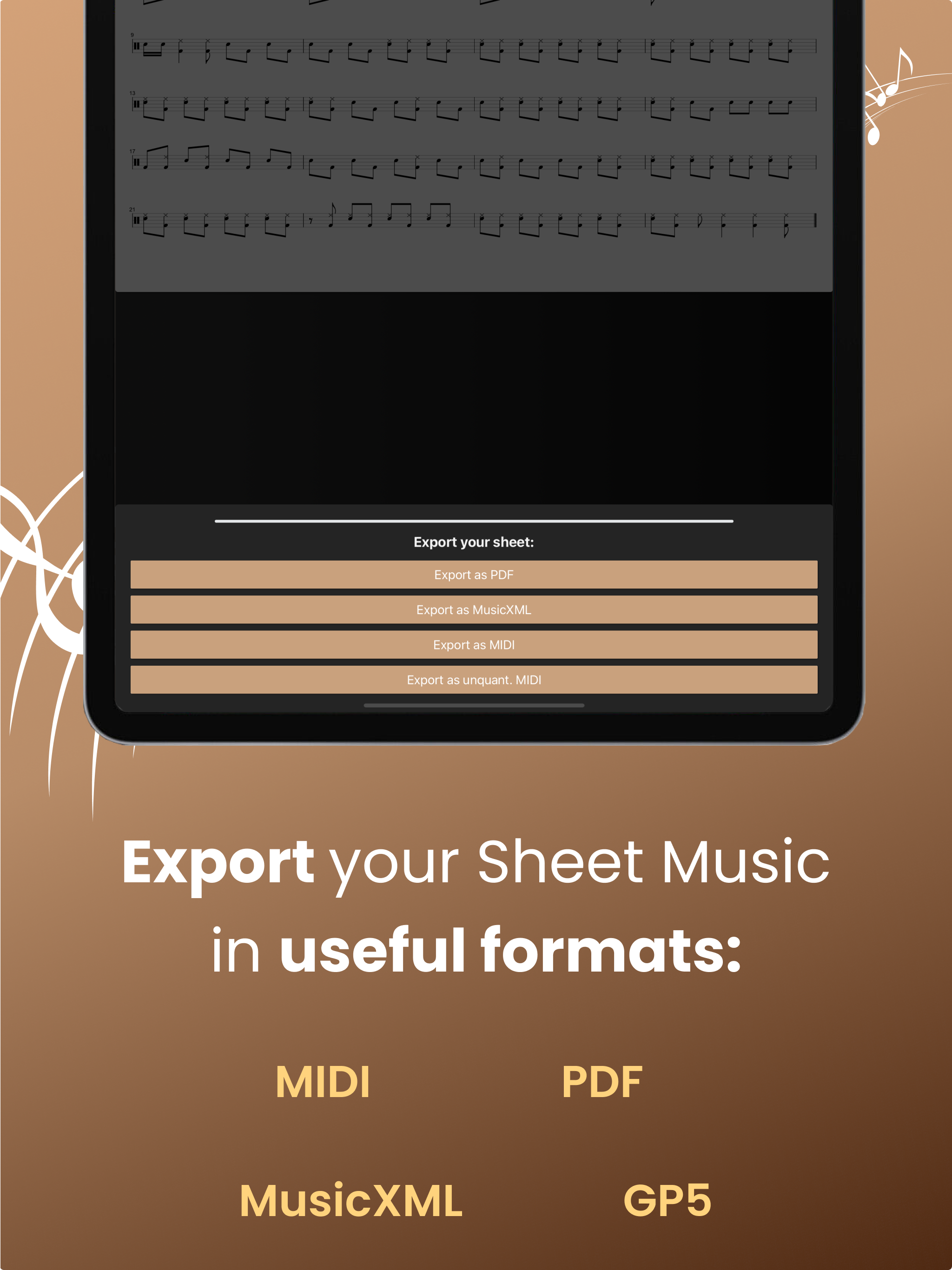 Drum2Notes - Transcribe Drums