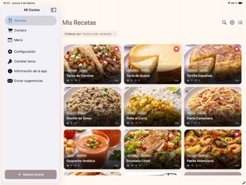 Recetio iPad screenshot 1