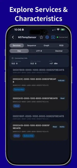 BLE Insight - BLE Dev Tool iPhone screenshot 2