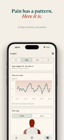 Pain Journal: Symptom Tracker Screenshot 6 of 8