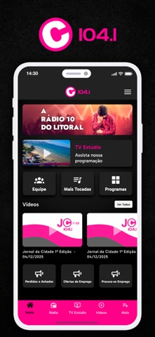 Rádio Cidade Itapema SC app screenshot 2