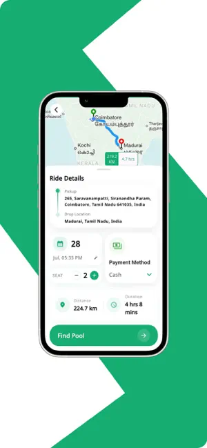 RydeX - Taxi + Carpool screenshot 3
