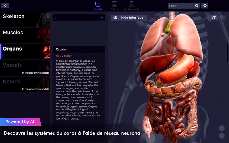 Screenshot #1 pour Atlas d’Anatomie: Corps Humain