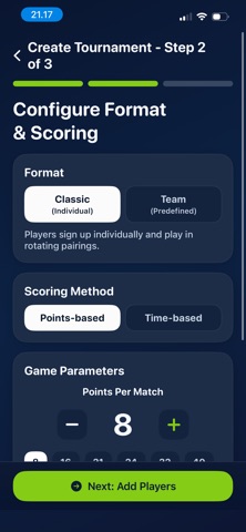 Padel Americano Tournament screenshot
