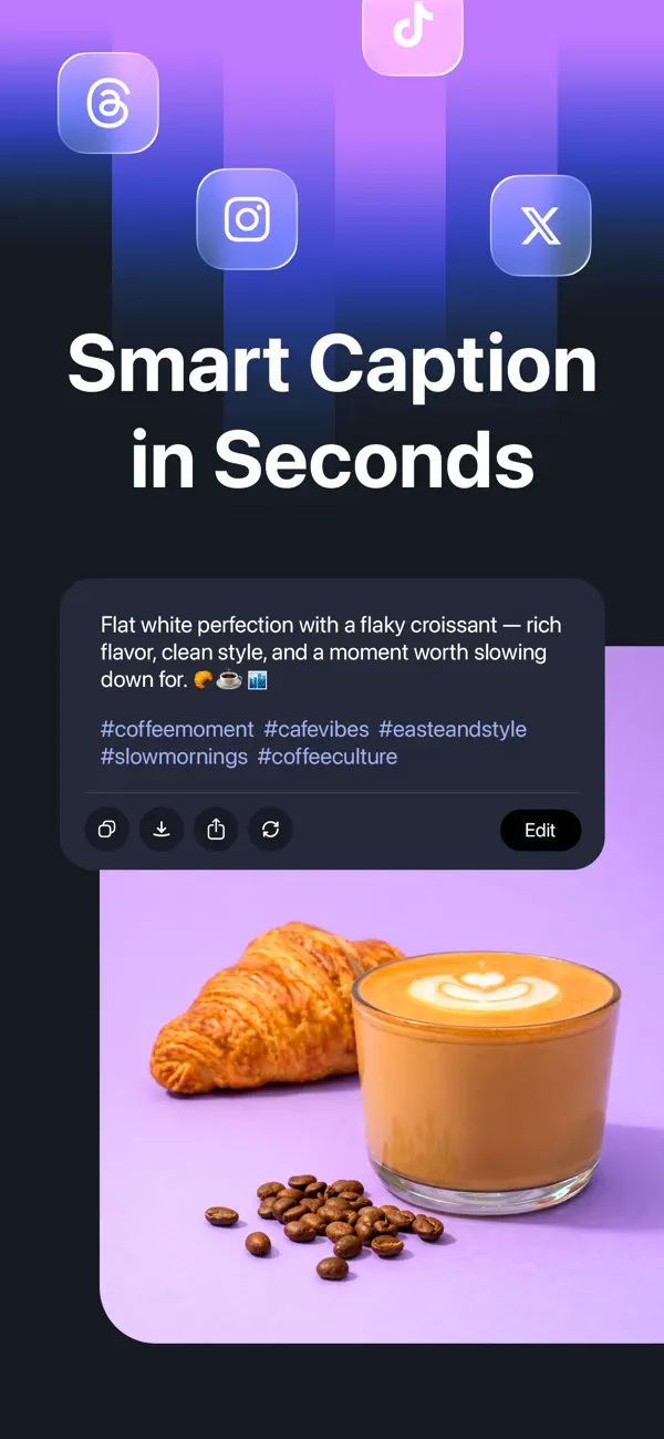 #1. Perfect Caption (iOS) โดย: Dzmitry Paplauski