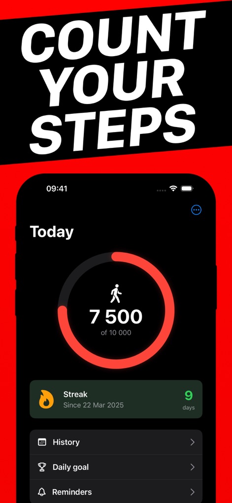 Count Steps - Step Counter - Health & Fitness App | MWM