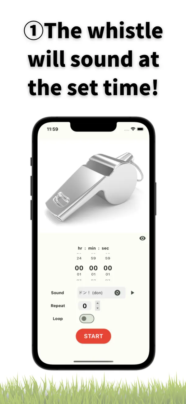Screenshot #1 pour whistle sound alarm timer Pro